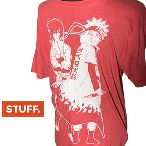 Ripple Junction Red Anime Graphic Tee